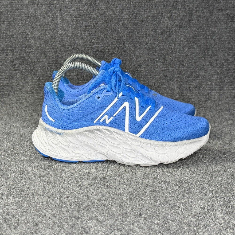 New Balance Fresh Foam X MORE V4 Running Shoe Women 6 Blue Athletic Run Training